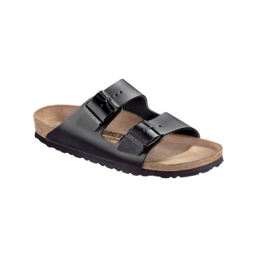 Birkenstock Arizona NL Pantoletten, Leder, schwarz, Gr. 37 (schmal). 37 - Bild-Darstellung des Produktes 1