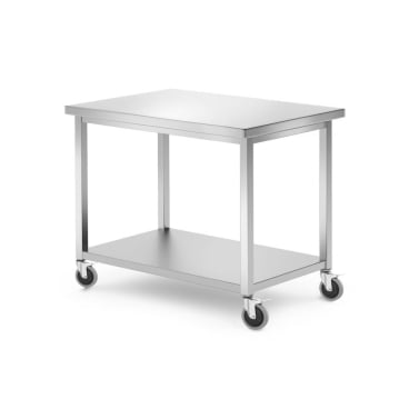 Mobiler Tisch, mit Ablage - verschraubt, HENDI, Kitchen Line, 1000x700x(H)850mm 815786 - Bild-Darstellung des Produktes 1