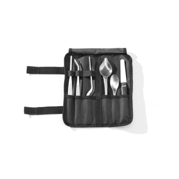 Anrichteset, 6 Stück, satiniert, HENDI, 255x25x(H)100mm 400081 - Bild-Darstellung des Produktes 1