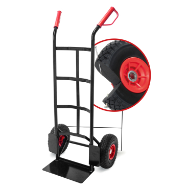 Pro-Bau-Tec Stahl Sackkarre mit pannensicheren PU-Reifen 150kg Tragkraft 1 Stück - Bild-Darstellung des Produktes 1