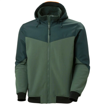 Helly Hansen OXFORD Winter-Softshelljacke, Unisex, Schwarz/Olive, EN 14058 Winter-Softshelljacke "OXFORD" - Helly Hansen - Bild-Darstellung des Produktes 1