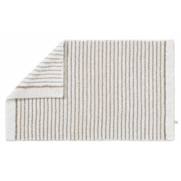 Rhomtuft LIN Badteppich 22 mm Flor, waschbar bis 60°C, antistatisch, geeignet für Fußbodenheizung 60x100 cm - Bild-Darstellung des Produktes 1