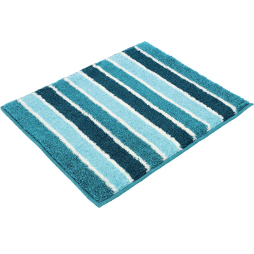 Vossen Fancy Badematte, 100% Polyacryl, gestreift, grün 50x60 cm - Bild-Darstellung des Produktes 1