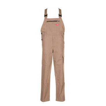 PLANAM BW 290 Cargo-Latzhose, Baumwoll-Köper 290 g/m², khaki, verstellbare Träger, Knieschutz EN 14404. 56 - Bild-Darstellung des Produktes 1