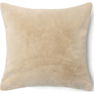 Essenza Furry Kissen mit Füllung, 50 x 50 cm, 100% Polyester, Natural/Beige, mit Reißverschluss 50 x 50 cm, Beige (Oatmeal) – mit Füllung - Bild-Darstellung des Produktes 1