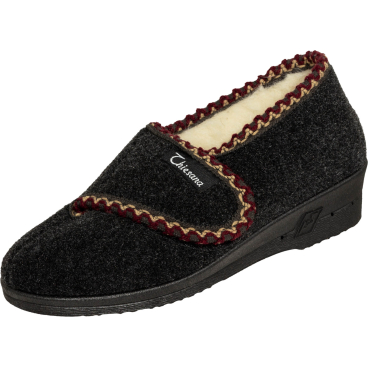 Landgraf Hausschuh Cora Filz Pantoletten Damen schwarz Größe 42 Landgraf Hausschuh Cora - Bild-Darstellung des Produktes 1