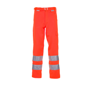 PLANAM Warnschutz Bundhose aus 85% Polyester, 15% Baumwolle mit 3M Scotchlite PLANAM Warnschutz Bundhose - Bild-Darstellung des Produktes 1