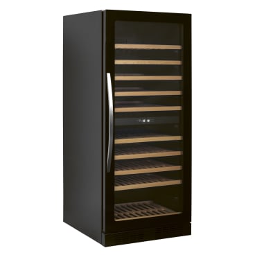 NORDCAP Weinlagerschrank WK 275-2, 270 Liter, schwarz Aussenabmessungen: 595 x 680 x 1390 mm - Bild-Darstellung des Produktes 1