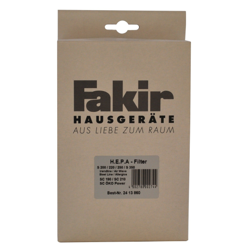 Fakir Bodenstaubsauger HEPA Filter