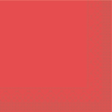 Mank Tissue Basics Servietten 1 Karton = 6 x 100 Stück = 600 Servietten, rot - Bild-Darstellung des Produktes 1