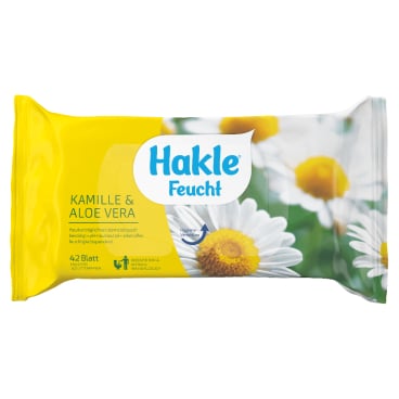 Hakle® Kamille & Aloe Vera feuchte Toilettentücher 1 Packung = 42 Tücher - Bild-Darstellung des Produktes 1