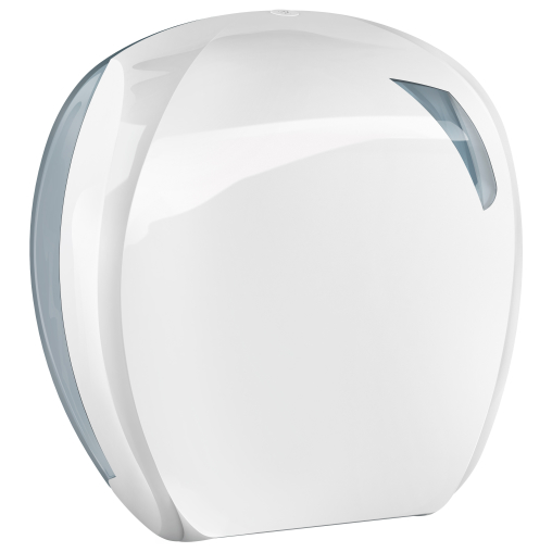 racon® skin M Toilettenpapierspender, weiß/transparent
