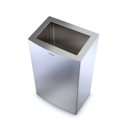 CWS Hygiene Deutschland GmbH & Co. KG CWS Rahmen für CWS Papierkorb, Einwurfrahmen für CWS Paradise Stainless Steel Abfallbehälter, 40 Liter, Material: Edelstahl X751100