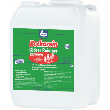 Dr. Becher Becharein Gläser Reiniger 5 Liter - Kanister - Bild-Darstellung des Produktes 1