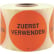 HYGOSTAR Zuerst verwenden Etikett, orange