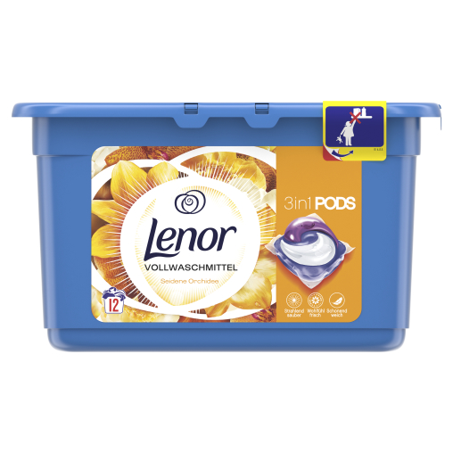 Lenor 3in1 PODS Vollwaschmittel Seidene Orchidee
