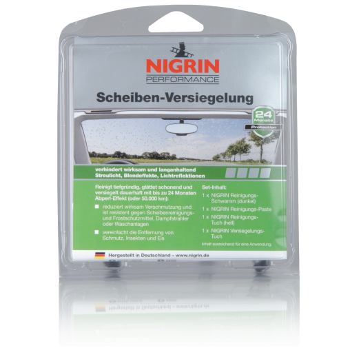 NIGRIN Performance Scheiben-Versiegelung Set, 4-teilig