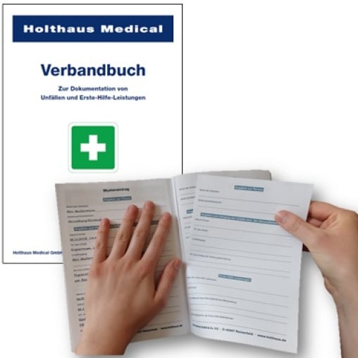Verbandbuch DIN A5 gemäß BGI 511-1