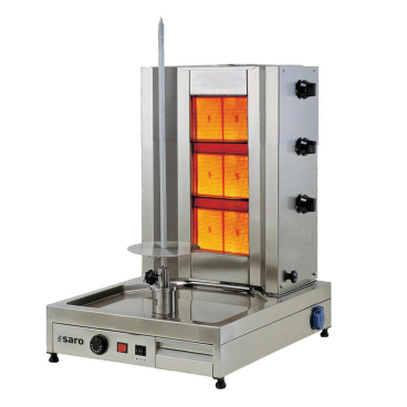 SARO Gas-Döner- / Gyrosgrill 3 Brenner
Modell TILLA 3 126-1700 - Bild-Darstellung des Produktes 1
