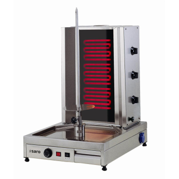 SARO Döner- / Gyrosgrill Elektro für 40kg Fleisch
Modell ED3 126-1800 - Bild-Darstellung des Produktes 1