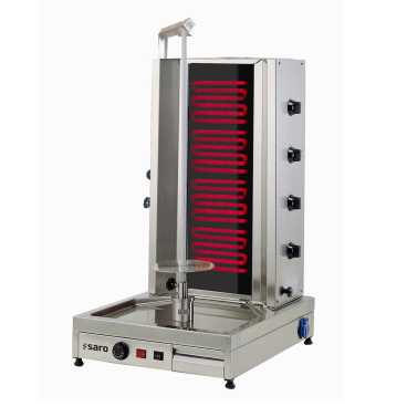 SARO Döner- / Gyrosgrill Elektro für 80kg Fleisch
Modell ED4 126-1805 - Bild-Darstellung des Produktes 1