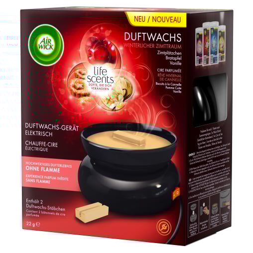 AIR WICK Duftwachs Starter-Set Winterlicher Zimttraum
