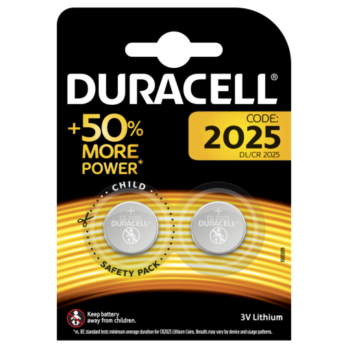 DURACELL Lithium 2025 Knopfzelle – 3 V