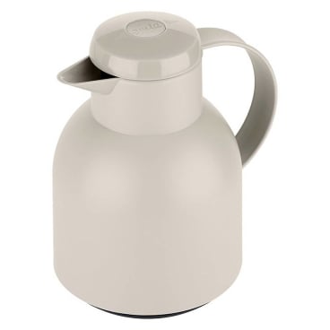 EMSA SAMBA Isolierkanne, 1 Liter Farbe: Puder-Grau - Bild-Darstellung des Produktes 1