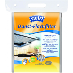 Melitta Europa GmbH & Co. KG Swirl® Dunst-Flachfilter, Abzugshauben-Filter für alle gängigen Flachhauben, Format: 47 x 57 cm, 1 Packung = 2 Stück 4006508221974