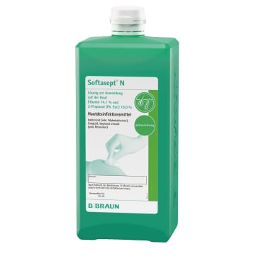 B. Braun Softasept® N farblos, Hautdesinfektionsmittel, Lösung 1000 ml - Flasche - Bild-Darstellung des Produktes 1