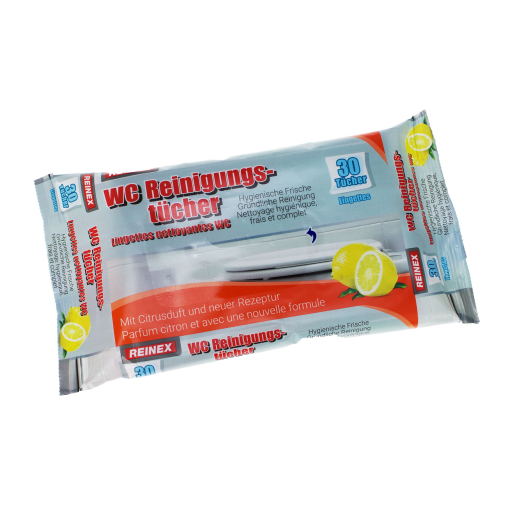 Reinex Feuchte WC-Reinigungstücher