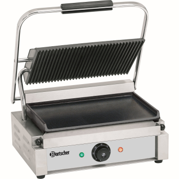 Bartscher Panini Kontaktgrill Grillfläche: glatt / gerilllt - Bild-Darstellung des Produktes 1