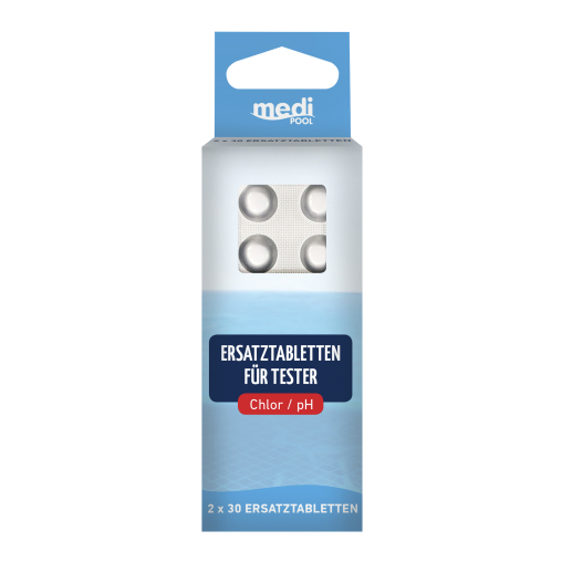 mediPOOL Ersatztabletten für Tester pH/Chlor