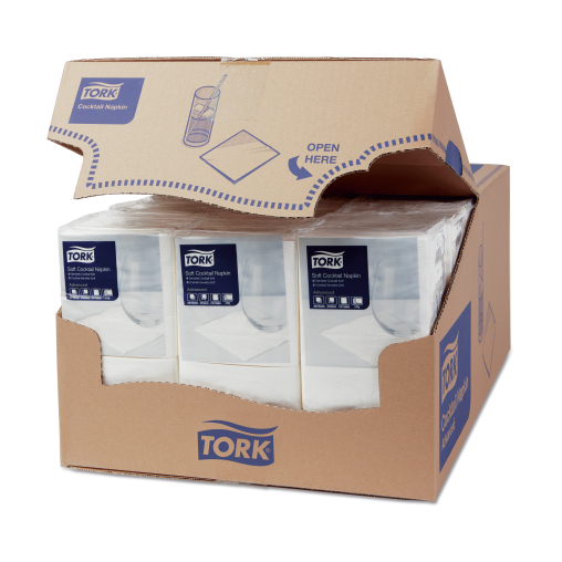 Tork Servietten, 24 x 24 cm, 3-lagig, 1/4 Falz