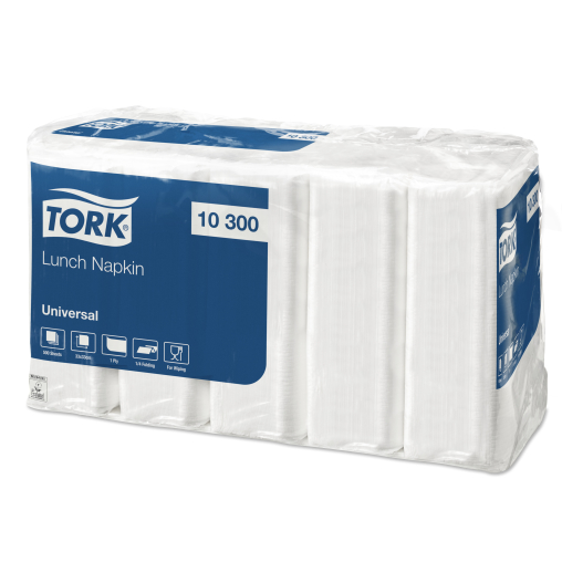 Tork Servietten, 33 x 33 cm, 1-lagig, 1/4 Falz