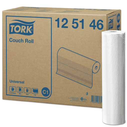Tork Universal Liegenabdeckung, Tissue, 1-lagig