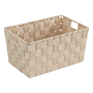WENKO Adria Aufbewahrungskorb, Beige Größe: S - Bild-Darstellung des Produktes 1