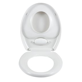 WENKO Family WC-Sitz, mit Absenkautomatik WC-Doppelsitz, Farbe: weiß kaufen