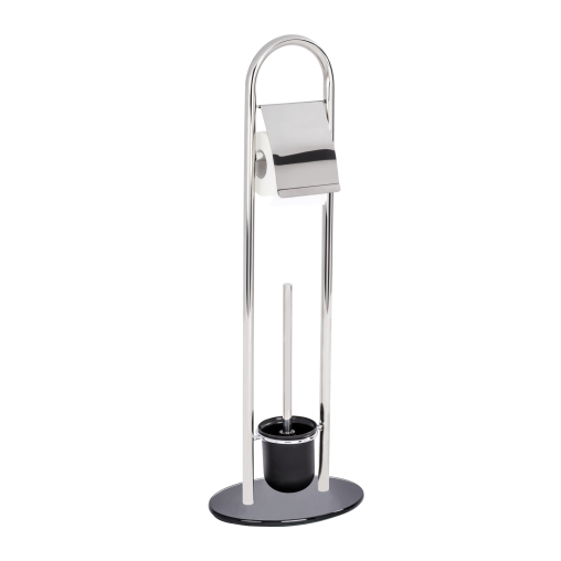 WENKO Atlanta Stand WC-Garnitur, Edelstahl