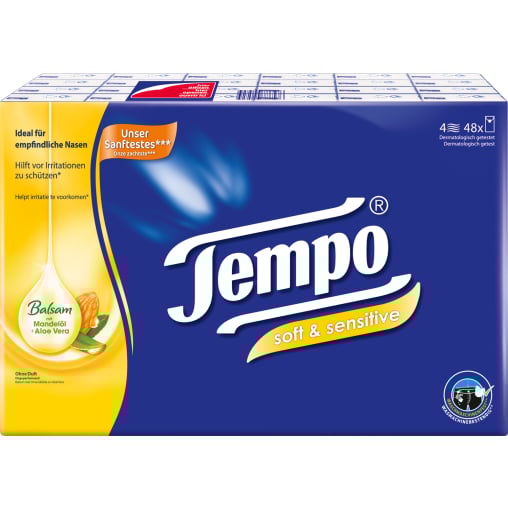 Tempo Taschentücher Soft & Sensitive