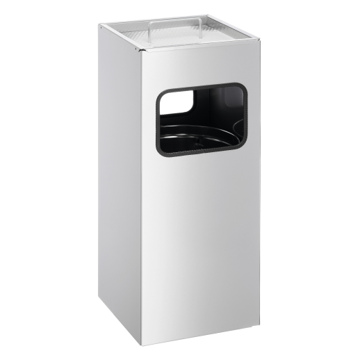 DURABLE Papierkorb mit Ascher, eckig, 17 Liter