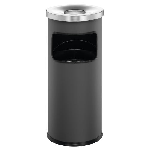 DURABLE Safe Papierkorb mit Ascher, rund, 17 Liter
