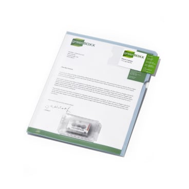 DURABLE Diktathülle, DIN A4 1 Packung = 20 Stück, blau - Bild-Darstellung des Produktes 1