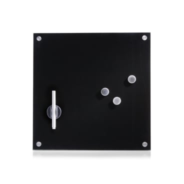 Zeller Glas Memoboard Maße: 40 x 40 cm, schwarz - Bild-Darstellung des Produktes 1