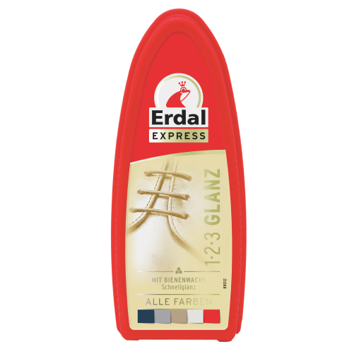 Erdal 1-2-3 Glanz-Schwamm mit Bienenwachs