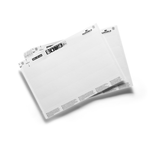DURABLE Label Refill Einsteckschilderbogen, A5