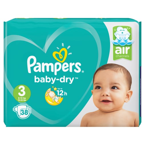 Pampers Baby Dry Midi Windeln 6-10 kg, Größe 3