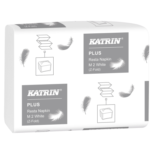 KATRIN Resta Napkin M2 Servietten, weiß