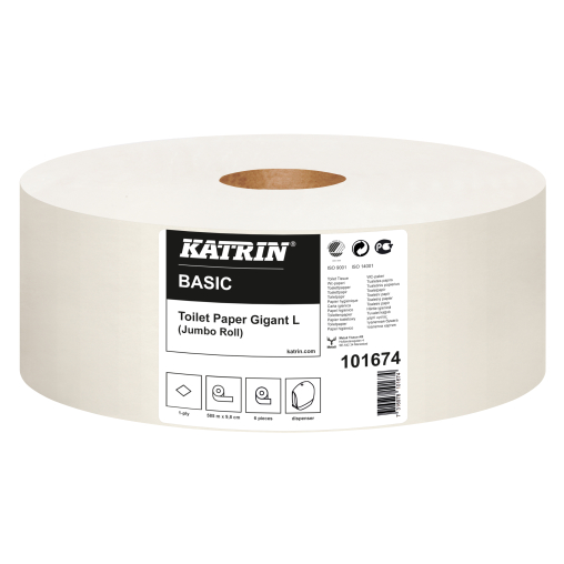 KATRIN Toilettenpapier Basic Großrolle 30