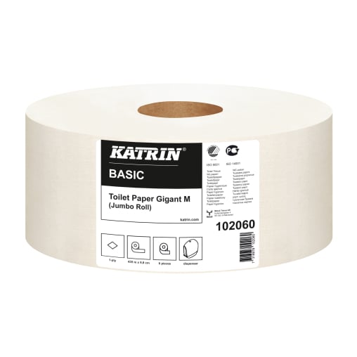 KATRIN Basic Gigant M Toilettenpapier Großrolle